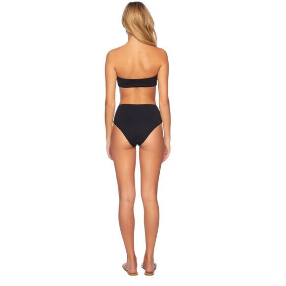 Susanna Monaco white bikini, high waisted bottom sugar white small - Picture 3 of 8